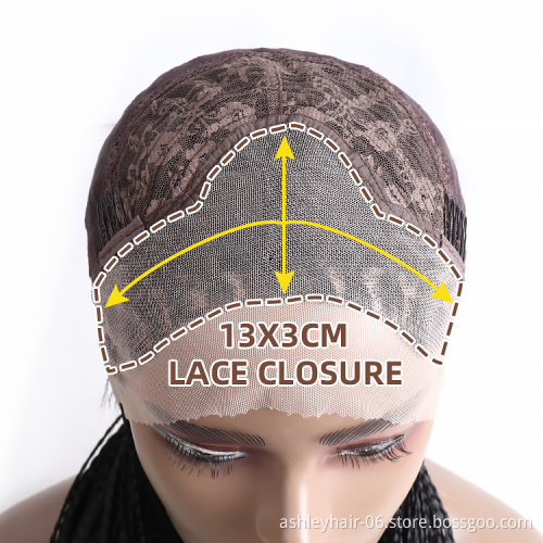 Julianna Hair Lace Wig Storage Vendors Dropshipping Wholesale Closure Synthetic Frontal Braided Lace Wig For Black Women